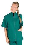Casacca Samarcanda verde con zip unisex - ITALIADIVISE