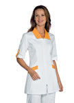 Casacca Tortola con Zip Bianca e albicocca - ITALIADIVISE