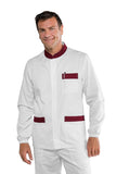 Casacca Corfu Bianca e bordeaux - ITALIADIVISE
