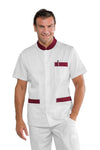 Casacca Corfu Bianca e bordeaux - ITALIADIVISE