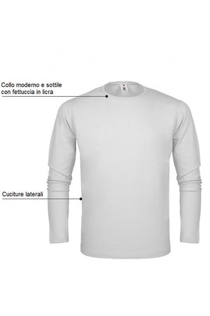 Tshirts in cotone a maniche lunghe Slim