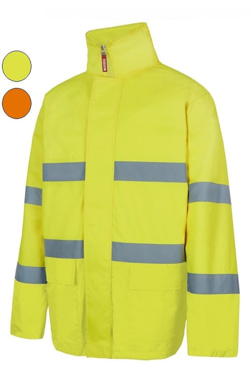 Parka ad alta visibilità giallo