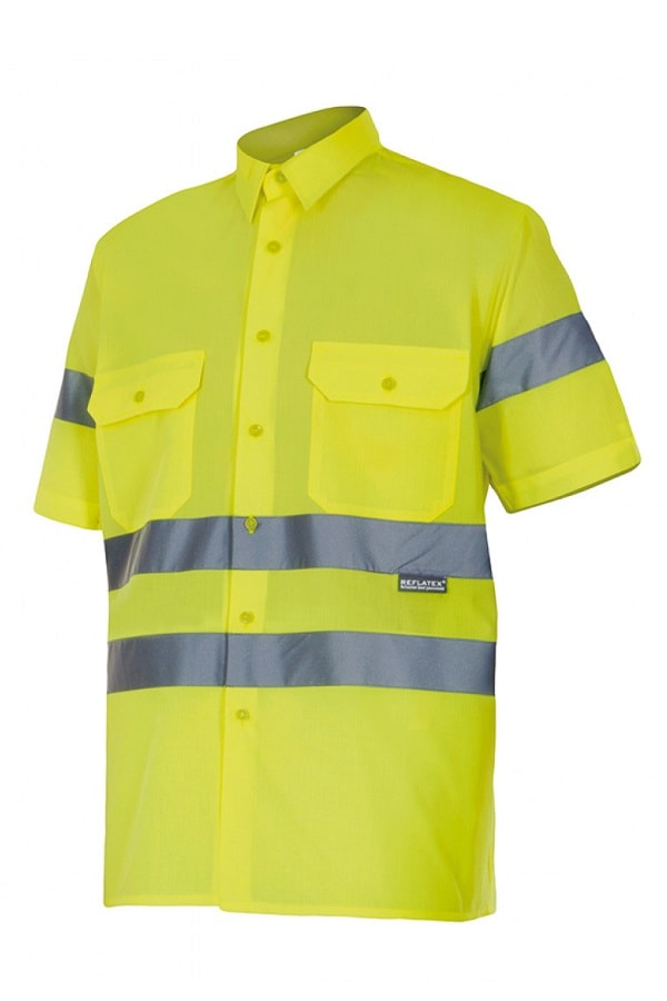 Camicia Alta visibilità Maniche Corte