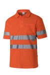 Polo alta visibilità Cotone arancio