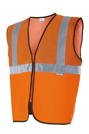 Gilet alta visiblità microforato arancio