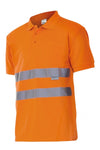 Polo alta visibilità Polyestere Arancione