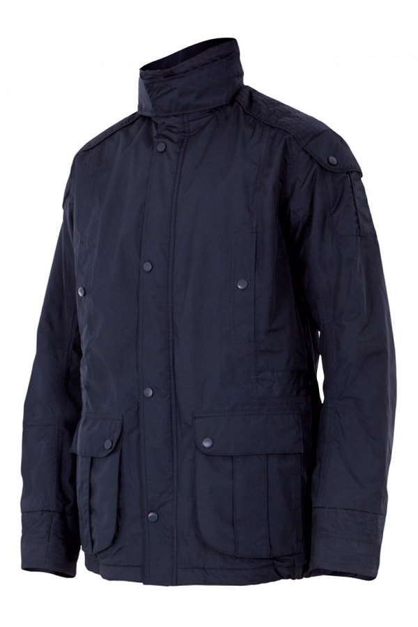 Parka trapuntato impermeabile blu