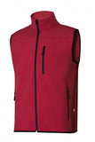 Gilet soft shell Stretch rosso