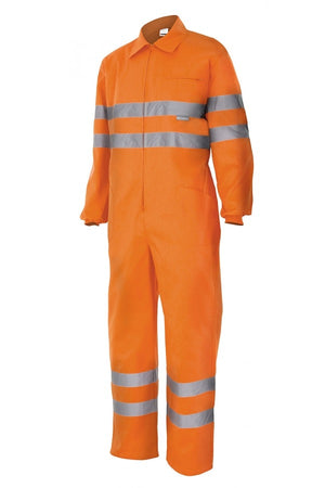 Tuta ad alta visibilità arancio