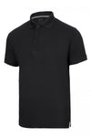 Polo Uomo Non stiro in polyester nera