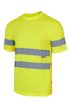 T-shirt tecnica Alta visibilità gialla