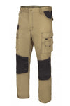 Pantaloni Canvas Heavy Bicolore multitasche beige