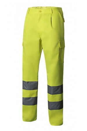 Pantaloni multitasche ad alta visibilità Gialli