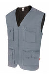 Gilet multitasche grigio