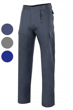 Pantaloni Multitasche 100% Cotone 180