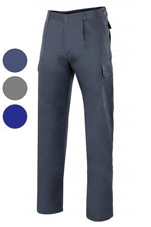 Pantaloni Multitasche 100% Cotone 180