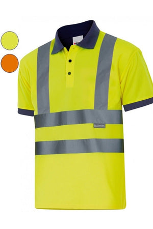 Polo bicolor alta visibilità Polyestere