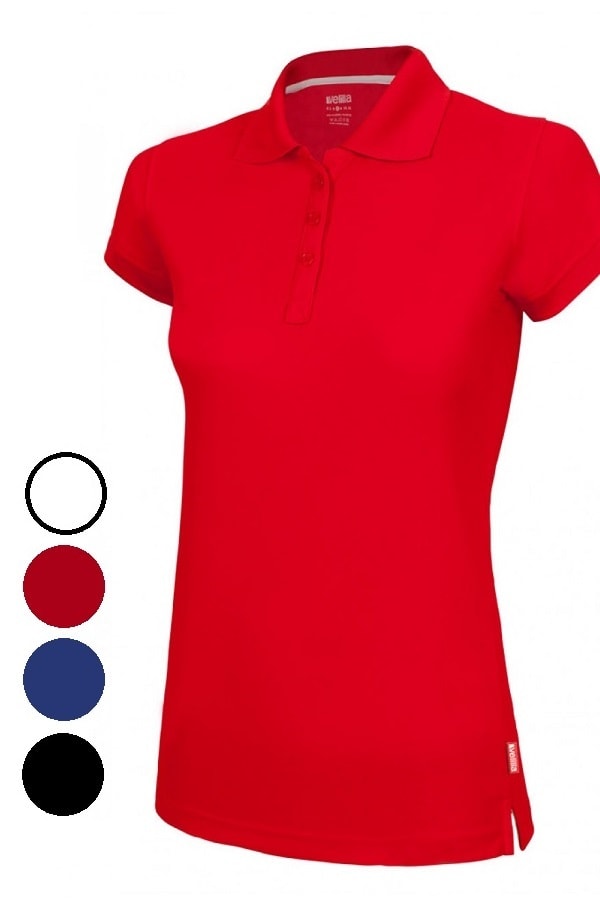 Polo Donna Non stiro in polyester