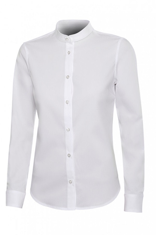 Camicia Coreana Stretch Donna bianca