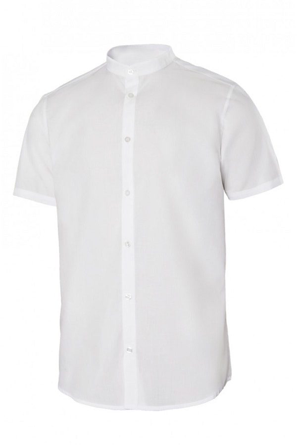 Camicia Coreana Stretch Uomo bianca