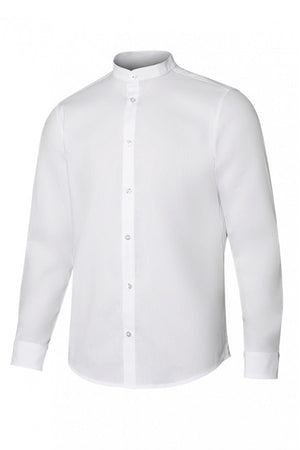 Camicia Coreana Stretch Uomo bianca
