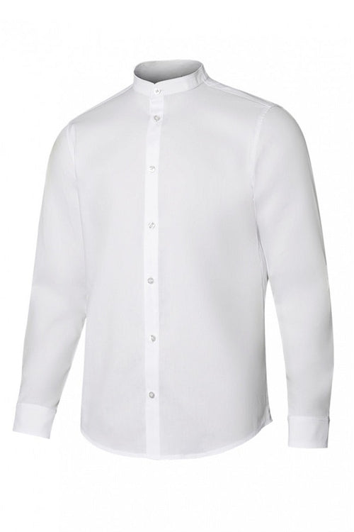 Camicia Coreana Stretch Uomo bianca
