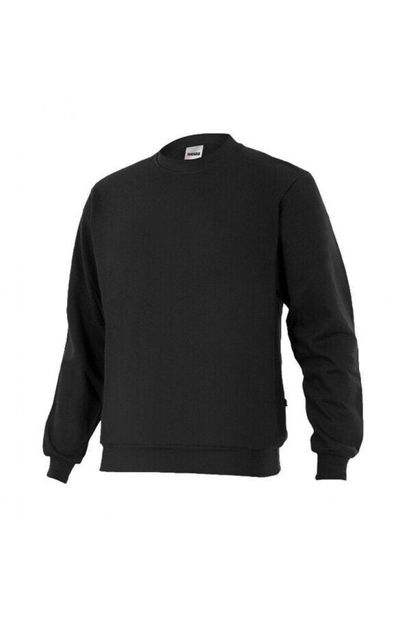 Felpa Colorata a Girocollo nera