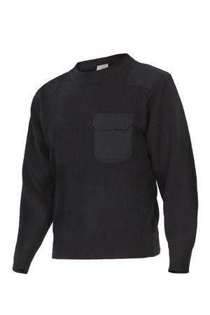 Maglione a maglia spessa Nera