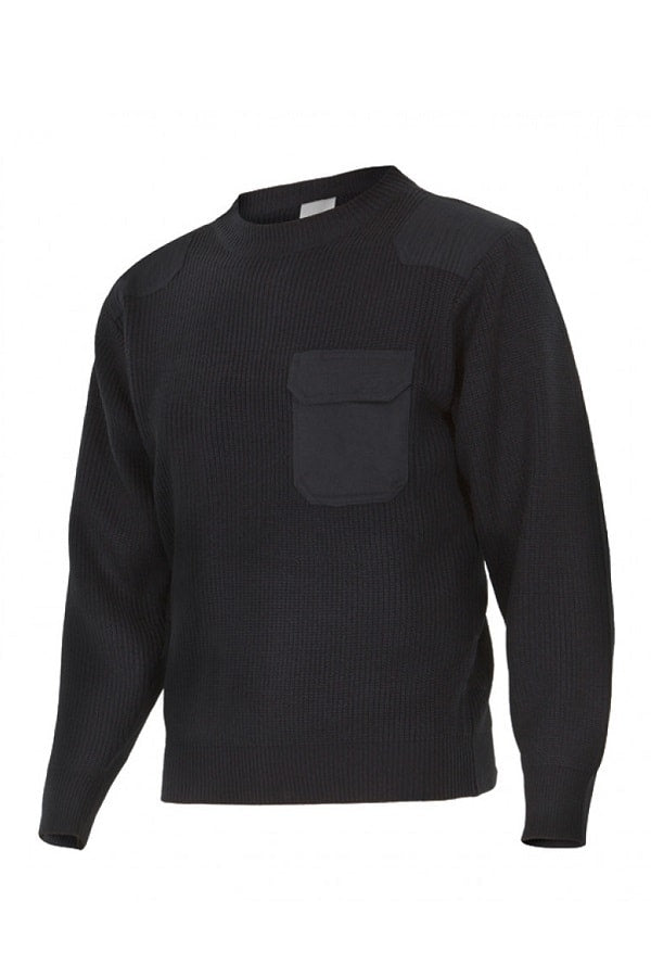 Maglione a maglia spessa Nera