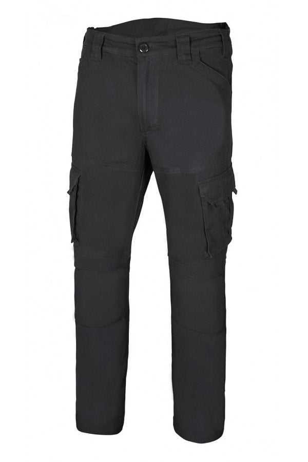 Pantaloni Multitasche Cotone Stretch neri