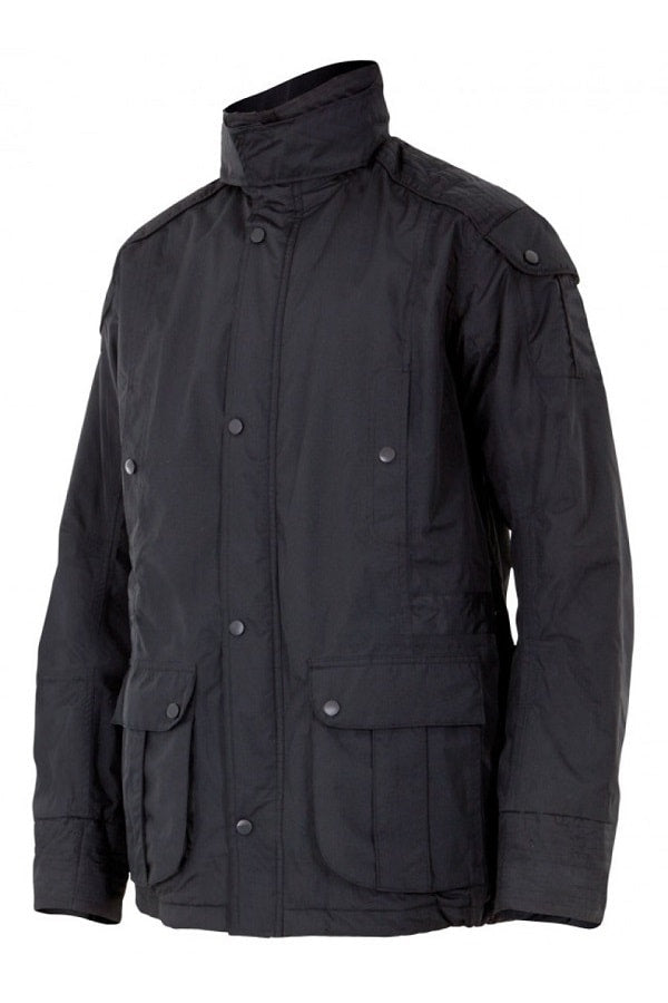 Parka trapuntato impermeabile nero