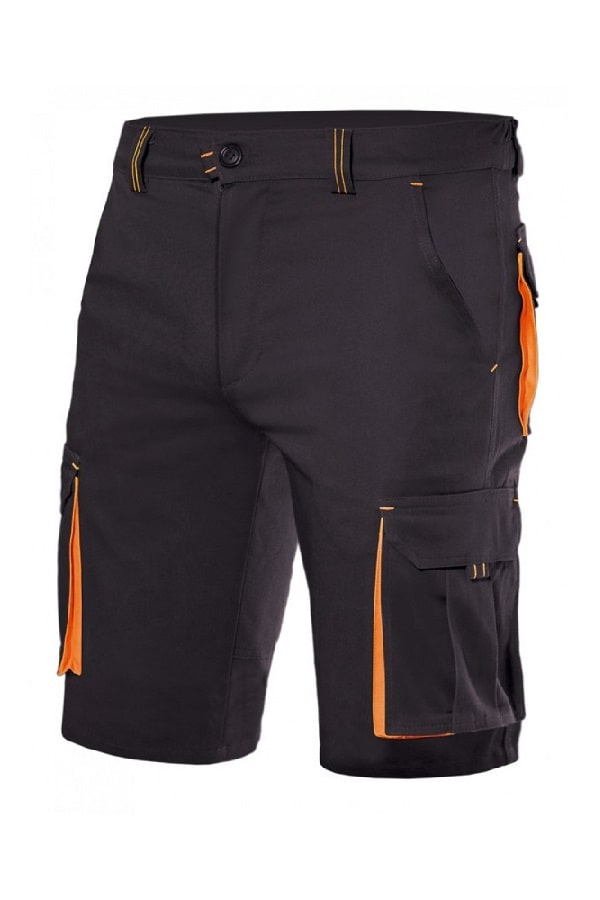 Bermuda bicolore Neri Stretch multitasche