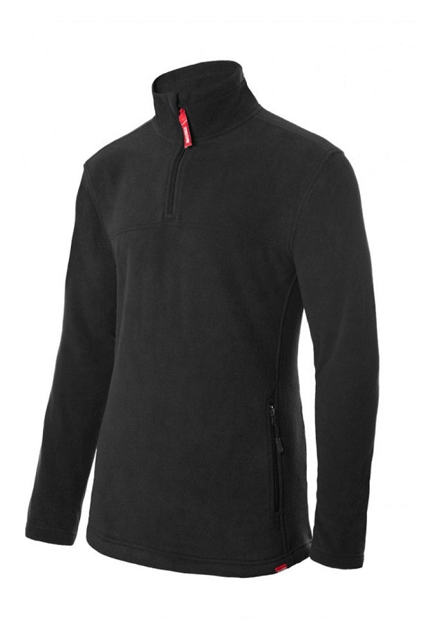 Piles ultrasoft colorato Zip Collo nero