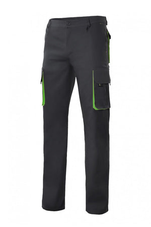 Pantaloni Neri multitasche nero verde