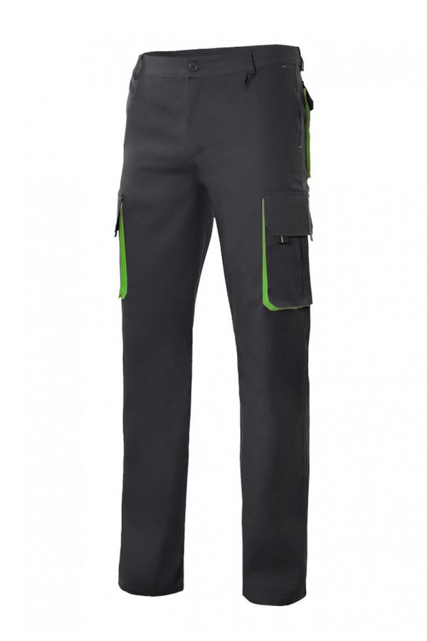 Pantaloni Neri multitasche nero verde