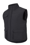 Gilet imbottito multitasche nero