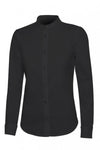 Camicia Coreana Stretch Donna nera