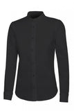 Camicia Coreana Stretch Donna nera