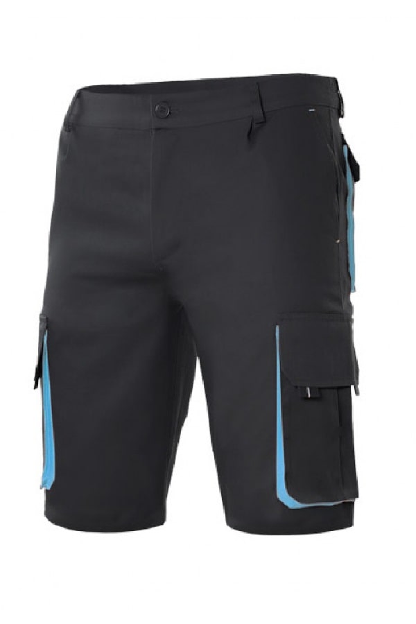 Bermuda bicolore Neri multitasche