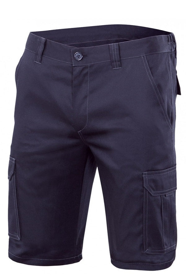Bermuda multitasche Stretch elasticizzati neri