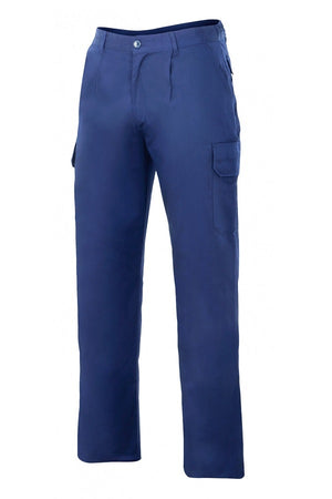 Pantaloni Multitasche Trapuntati Blu