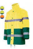 Parka bicolore ad alta visibilità