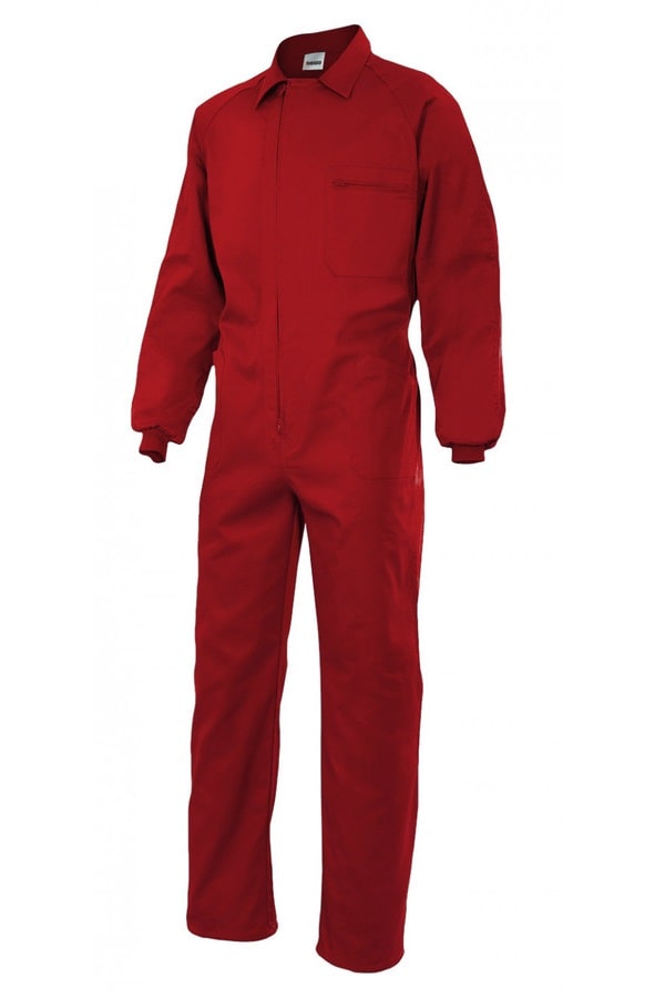 Tuta lavoro in Polycotone modello Italiano Verde militare