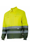Giubbotto alta visibilità giallo verde militare