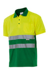 Polo alta visibilità Gialla verde