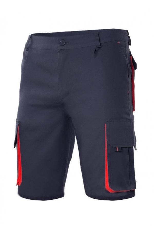 Bermuda bicolore Blu multitasche