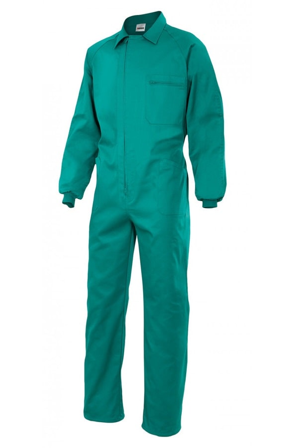 Tuta lavoro in Polycotone modello Italiano Verde