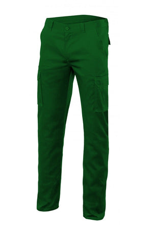 Pantalone multitasche Stretch elasticizzato VERDE