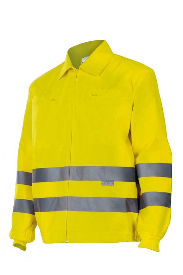 Giubbotto ad alta visibilità giallo fluo