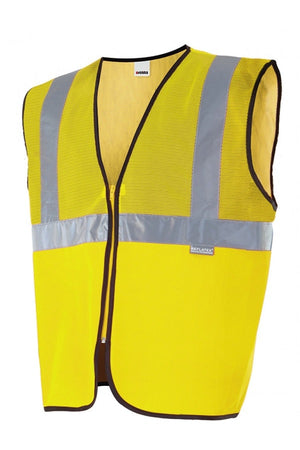 Gilet alta visiblità microforato giallo